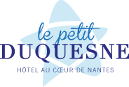 Logo de l'Hôtel Petit Duquesne à Nantes.