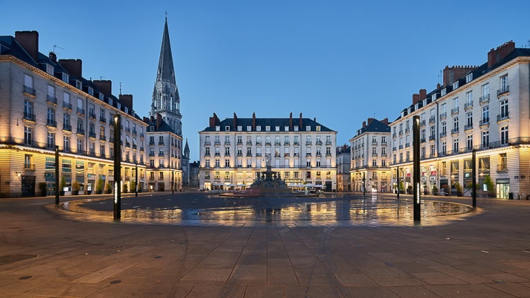 Photo de la Place Royale à Nantes.